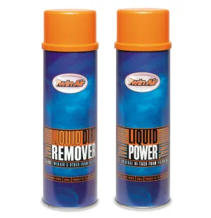 Twin Air Liquid Power Spray + Liquid Dirt Remover Spray Pak (2x500ml) (IMO) kuva