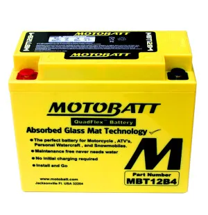 Motobatt MBT12B4 batteri image