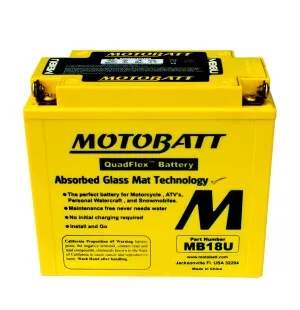 Motobatt MB18U batteri image
