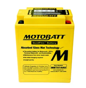Motobatt MBTX14AU batteri image