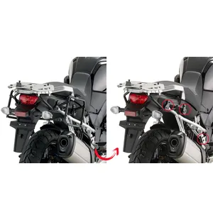 Givi putkisivutelineet Easyfit Suzuki DL1000 V-STROM (2014) kuva