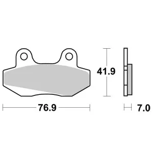 Sbs Bromsklossats Ceramic (551HF) image