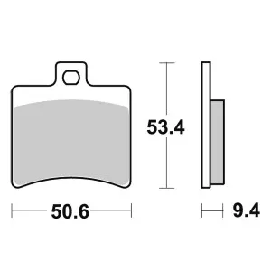 Sbs Bromsklossats Ceramic (747HF) image