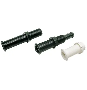 Läpivienti pohjatulpalle valkoinen 22.7 x 78mm kuva
