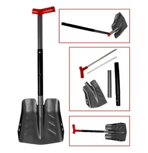 Sno-X Lumilapio sahalla, Musta alumiini kuva