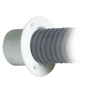 Cables PVC flexible pipe white (10 mt roll) kuva