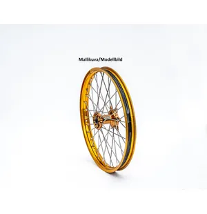 Haan wheel RMZ 250 / RMZ 450 05-16 21-1,60 MAGNESIUM HUB/GOLD RIM kuva