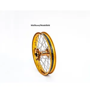 Haan wheel RMZ 450 05-16 19-2,15 MAGNESIUM HUB/GOLD RIM kuva