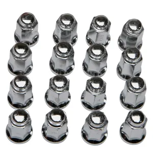 ITP Hjulmuttersats 12 x 1.25mm 60° konisk kromad 17mm nycketl 16 st image