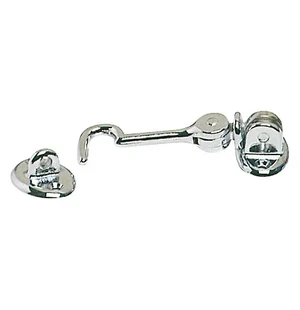 Chromed Brass Hook 80 mm kuva