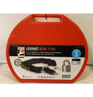 BEMA Låspaket Titan KLASS 3 2,5m RING, HÖLJE, LÅS HL-3, image