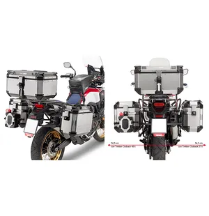 Givi Putkisivuteline CAM Trekker Outback laukuille CRF1000L Africa Twin (16) kuva