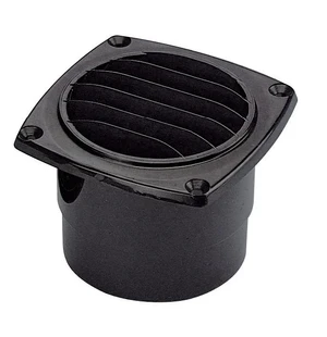 Osculati ABS hose vent w/collar black 92 x 92 mm kuva