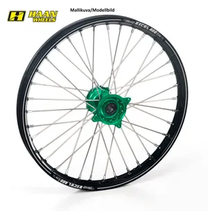 Haan wheel KX 125/250 / KXF250/450 06-18 21-1,60 A60 RIM/GREEN HUB kuva