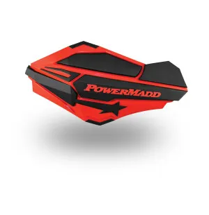 Powermadd Handskydd Sentinel Polaris röd,svart image