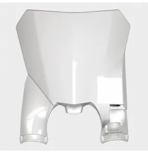 UFO Stadium Front number plate Honda CRF250 18-21 CRF450 17-20 White 041 kuva