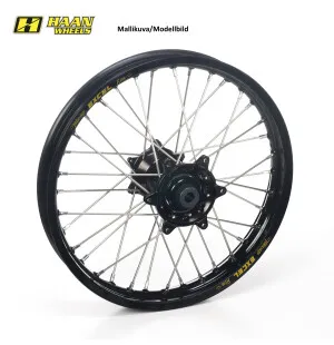 Haan wheel SX85 04-20 16-1,85 BLACK RIM/HUB/SPOKES/NIPPLES kuva