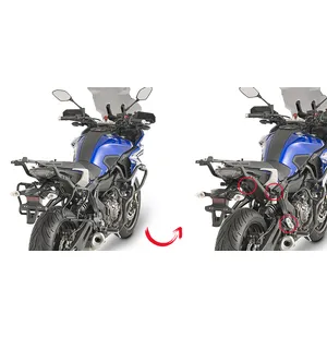 Givi Putkisivutelineet Rapid release V35-laukuille MT-07 Tracer 2016- kuva