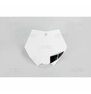 UFO Etunumerokilpi KTM125-525 SX/SXF 07-12 Valkoinen kuva