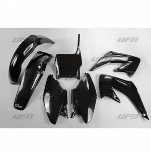 UFO Muovisarja 5-osainen Musta CR125/250 05-07 kuva