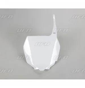 UFO Etunumerokilpi RM125/250 01-RMZ250/450 Valkoinen 041 kuva