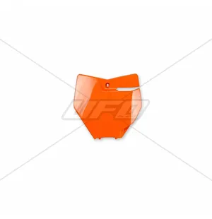 UFO Etunumerokilpi KTM125-525 SX/SXF 16-18 Oranssi 127 no SX250 2016 kuva