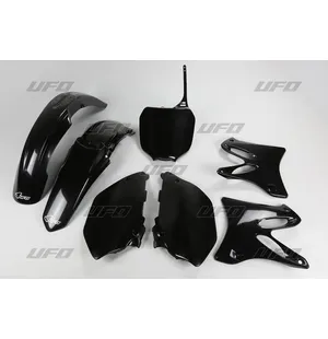 UFO Muovisarja 5-osainen Musta YZ125/250 02-05 kuva