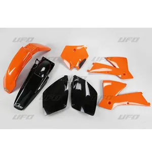 UFO Muovisarja 5-osainen original KTM SX125-520 2T/4T 03 OR/Musta kuva
