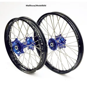 REX WHEELS 18-2,15 TC&FC 16-.. MUSTA VANNE/SININEN NAPA 25MM kuva