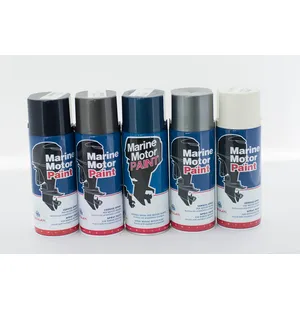 *Moottorimaali 400ml. Tohatsu Metallized Grey kuva
