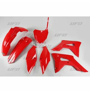 UFO Muovisarja 5-osainen Punainen 070 CRF250R 18-21 / CRF450 2017-20 kuva