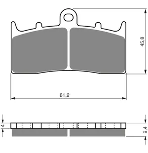 GOLDFREN Jarrupalat 318 Ceramic Carbon S3 Front BMW K1600GT 11-20 kuva