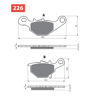 GOLDFREN Jarrupalat 226 Ceramic Carbon K1 kuva