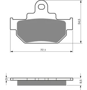 GOLDFREN Jarrupalat 046 Ceramic Carbon AD Front DR600 85-89 RM250 86-86 kuva
