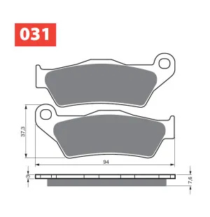 GOLDFREN Jarrupalat 031 Ceramic Carbon S33 kuva