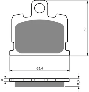 GOLDFREN Jarrupalat 151 Ceramic carbon AD kuva