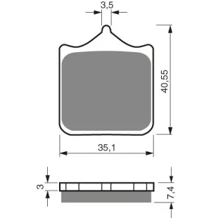 GOLDFREN Jarrupalat 177 Ceramic carbon AD 1PAR = 4SMÅ kuva