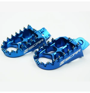 Scar Evolution Footpegs - Kawasaki Blue color kuva