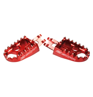 Scar Evolution Footpegs - Honda/Kawasaki Red color kuva