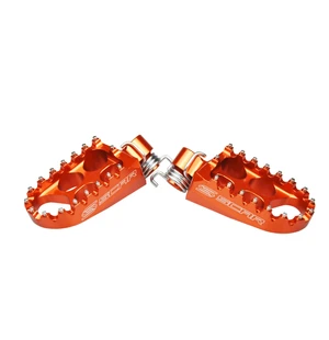Scar Standard Footpegs - Ktm/Husab SX/F 98-15 SX65 98-23 Orange color kuva