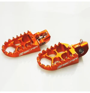 Scar Evolution Footpegs -Ktm/Husq. SX/F 16-22 EXC/F 17-23 SX85 18-24 Orange kuva