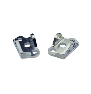 Scar Titanium Foot Peg Mount Brackets - YZ125/250 titanium Gr5-Ti kuva