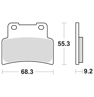 Sbs Jarrupalat Sintered Eteen kuva