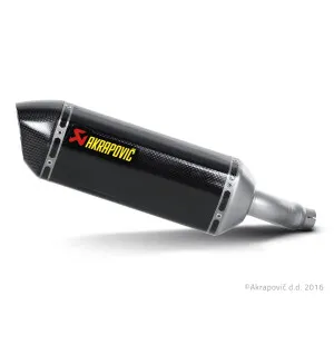 *Akrapovic Slipon Line Kit Carbonm) Z250/300 2013- kuva