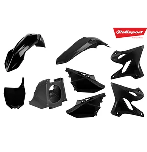 Polisport plastic kit YZ125/250 02-21 Musta (1) kuva