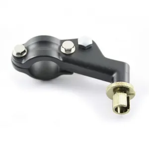 TMV Clutch Lever Bracket Forged KX125/250 ..-04 Black kuva