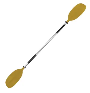 OS KAYAK PADDLE 2 PCE - ASYMMETRIC BLADES 2170mm YELLOW kuva