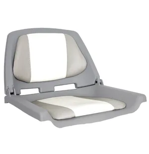 OS FISHERMANS SEAT FOLDING PADDED GREY/WHITE kuva