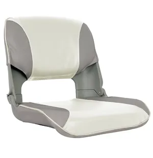 OS SKIPPER SEAT FOLDING UPHOLSTERED GREY/WHITE kuva