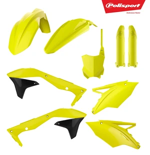 Polisport plastic kit KX450F 16-18 Flo yellow (1) kuva